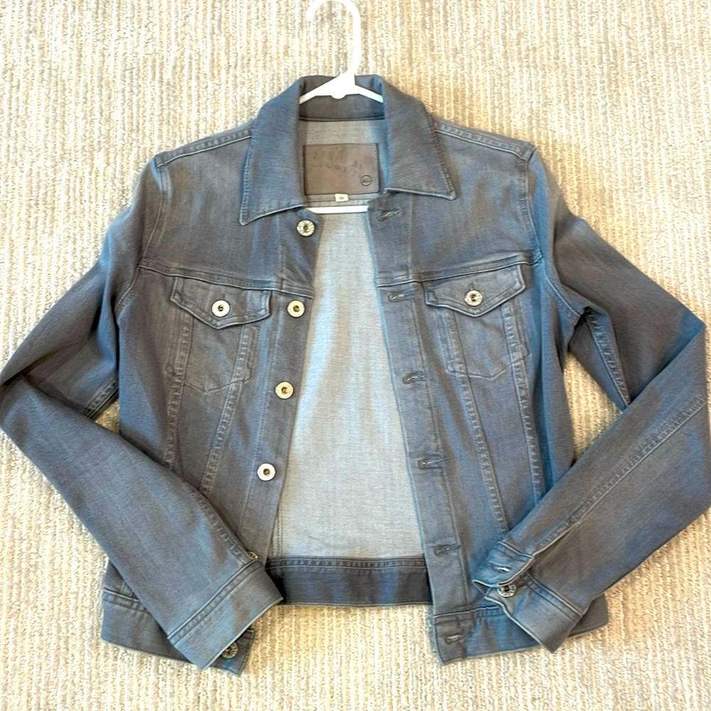 AG Grey Jean Jacket Women’s Small - like new